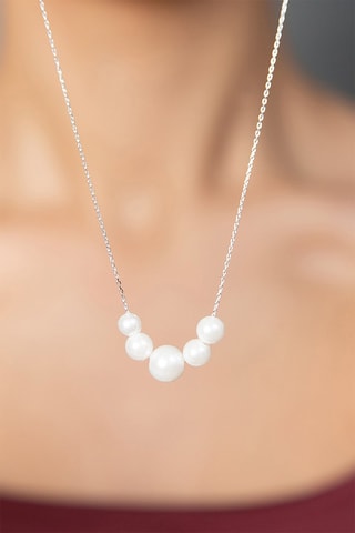 Collier - Argent et zircons