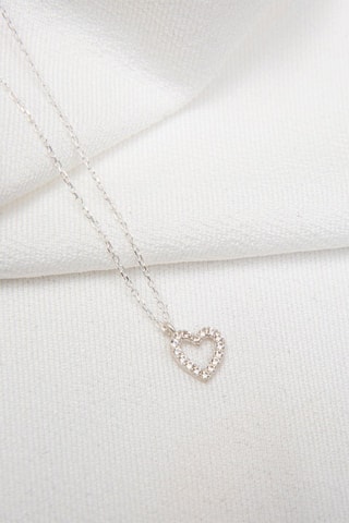 Collier - Argent et zircons