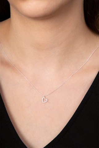Collier - Argent et zircons