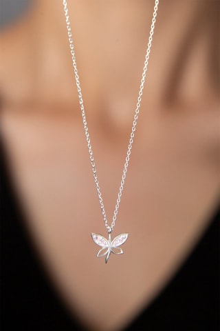 Collier - Argent et zircons