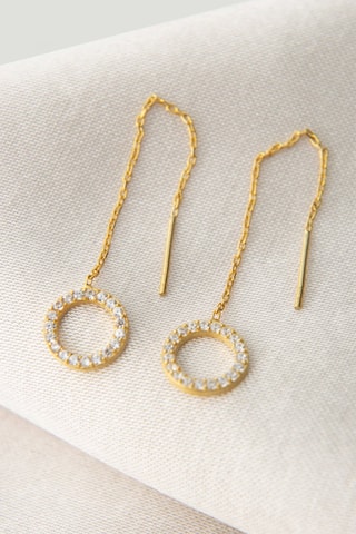 Boucles d'oreilles - Argent et zircons