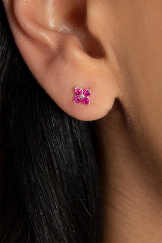Puces - Argent et zircons