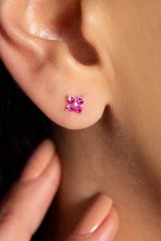 Puces - Argent et zircons