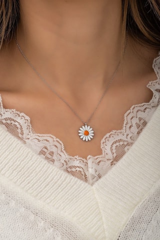 Collier - Argent plaqué or rose 