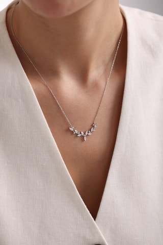 Collier - Argent et zircons