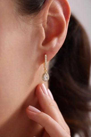 Boucles d'oreilles - Argent et zircons