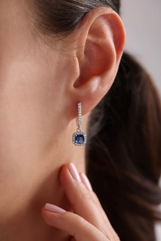 Boucles d'oreilles - Argent et zircons