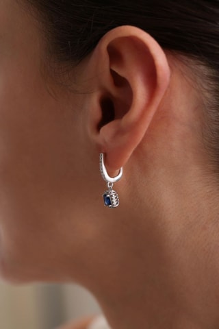 Boucles d'oreilles - Argent et zircons
