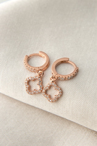 Boucles d'oreilles - Argent et zircons
