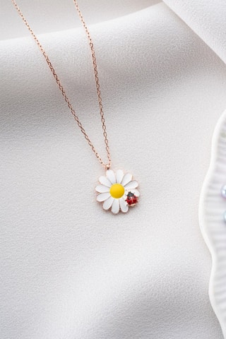 Collier - Argent plaqué or rose