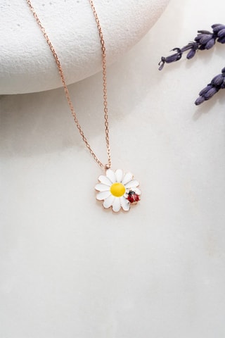 Collier - Argent plaqué or rose
