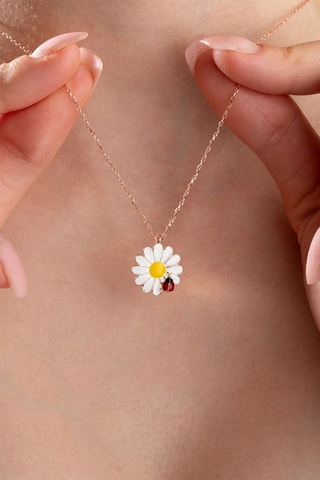 Collier - Argent plaqué or rose