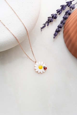 Collier - Argent plaqué or rose