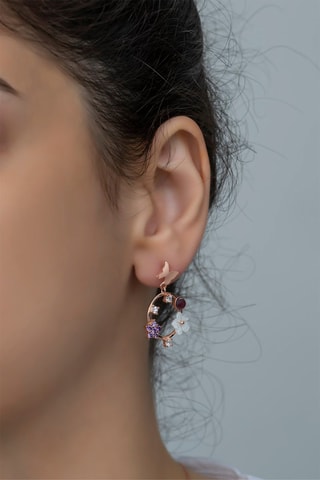 Boucles d'oreilles - Argent et zircons
