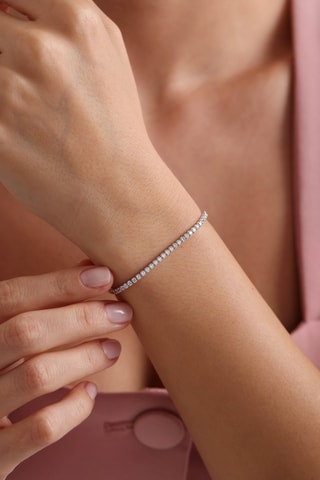Bracelet - Argent et zircons