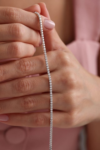 Bracelet - Argent et zircons