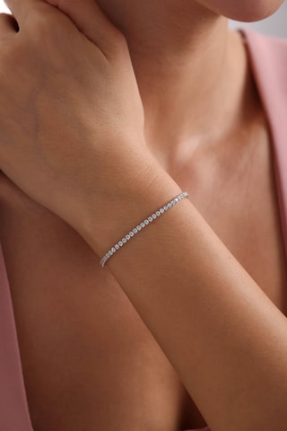Bracelet - Argent et zircons