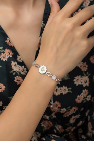 Bracelet - Argent et zircons