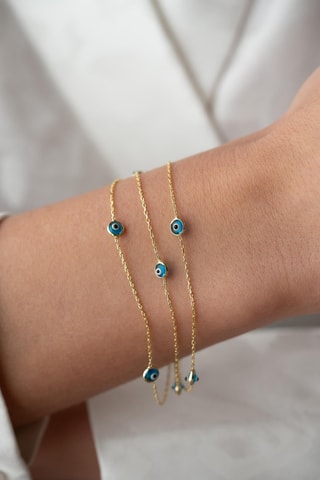 Bracelet multi rangs - Argent plaqué or jaune
