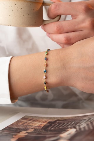 Bracelet - Argent plaqué or jaune