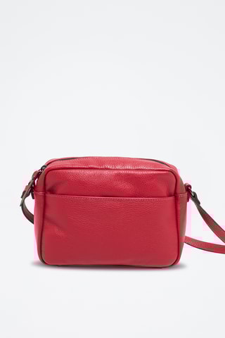 Mala a tiracolo em couro Marelys - Vermelho