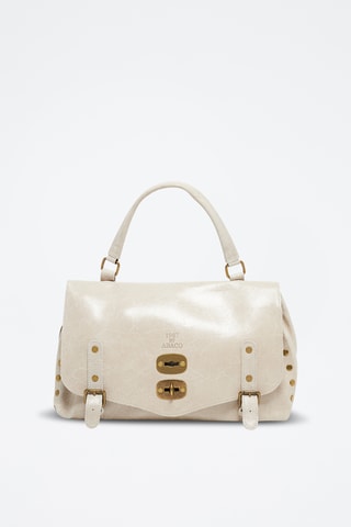 Sac à main en cuir Gavi - Beige