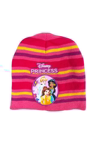 Bonnet et gants Princesses Disney - Fuchsia