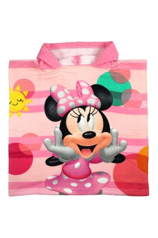 Poncho avec capuche Minnie Disney - Rose