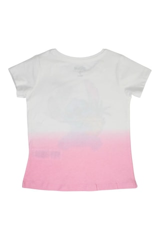 T-shirt Stitch Lilo et Stitch Disney - Rose et blanc