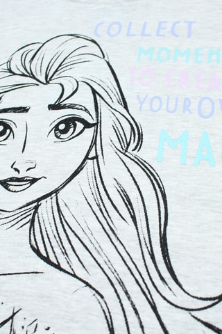 T-shirt La Reine des Neiges Disney - Gris