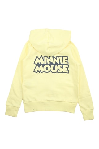 Sweat à capuche Minnie Disney - Jaune