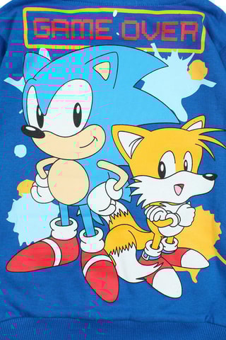 Sweat à capuche Sonic - Bleu
