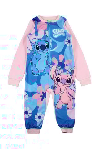 Combinaison polaire Angel et Stitch Lilo et Stitch Disney - Rose