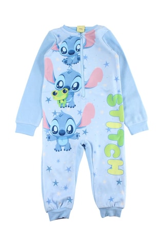 Macacão polar Stitch Lilo e Stitch Disney - Azul-celeste
