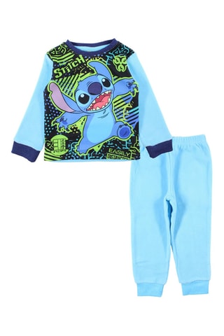 Pijama polar Stitch Lilo e Stitch Disney - Azul