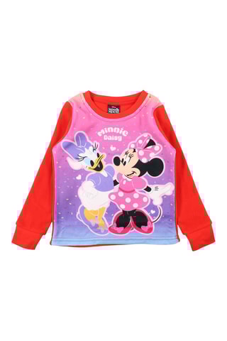 Pyjama polaire Daisy et Minnie Disney - Rouge
