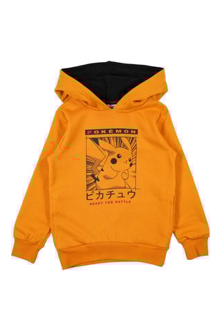 Sweat à capuche Pikachu Pokémon - Orange