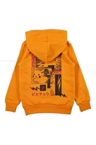 Sweat à capuche Pikachu Pokémon - Orange