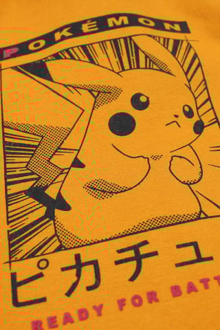 Sweat à capuche Pikachu Pokémon - Orange