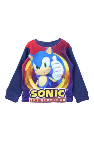 Pijama polar Sonic - Azul-marinho