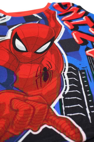 Pijama polar Homem-Aranha Os Vingadores Marvel - Vermelho