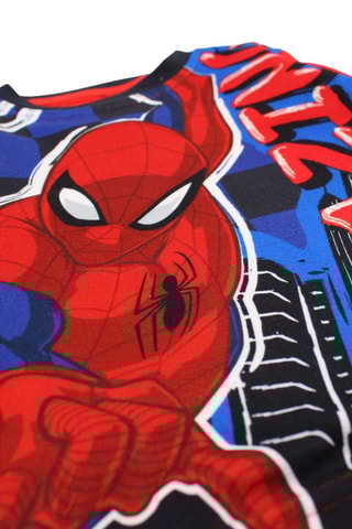 Pijama polar Homem-Aranha Os Vingadores Marvel - Preto