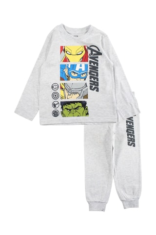 T-shirt e calças Os Vingadores Marvel - Cinzento mesclado