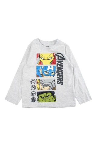 T-shirt e calças Os Vingadores Marvel - Cinzento mesclado