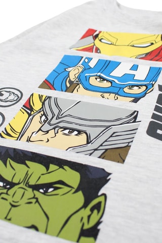 T-shirt e calças Os Vingadores Marvel - Cinzento mesclado
