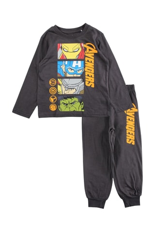 T-shirt e calças Os Vingadores Marvel - Preto