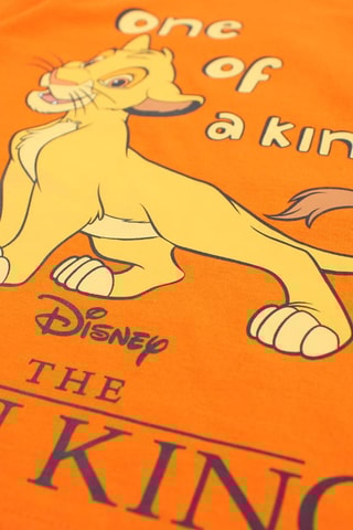 Pijama Simba O rei Leão Disney - Laranja e cinzento-claro mesclado