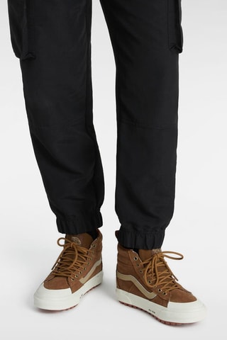 Baskets montantes en cuir Mte Sk8-Hi - Camel