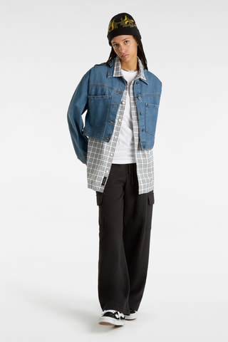 Veste en jean Raynes - Ciel