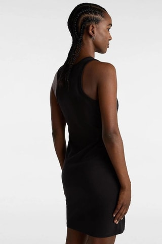Robe droite sans manches Varsity - Noir